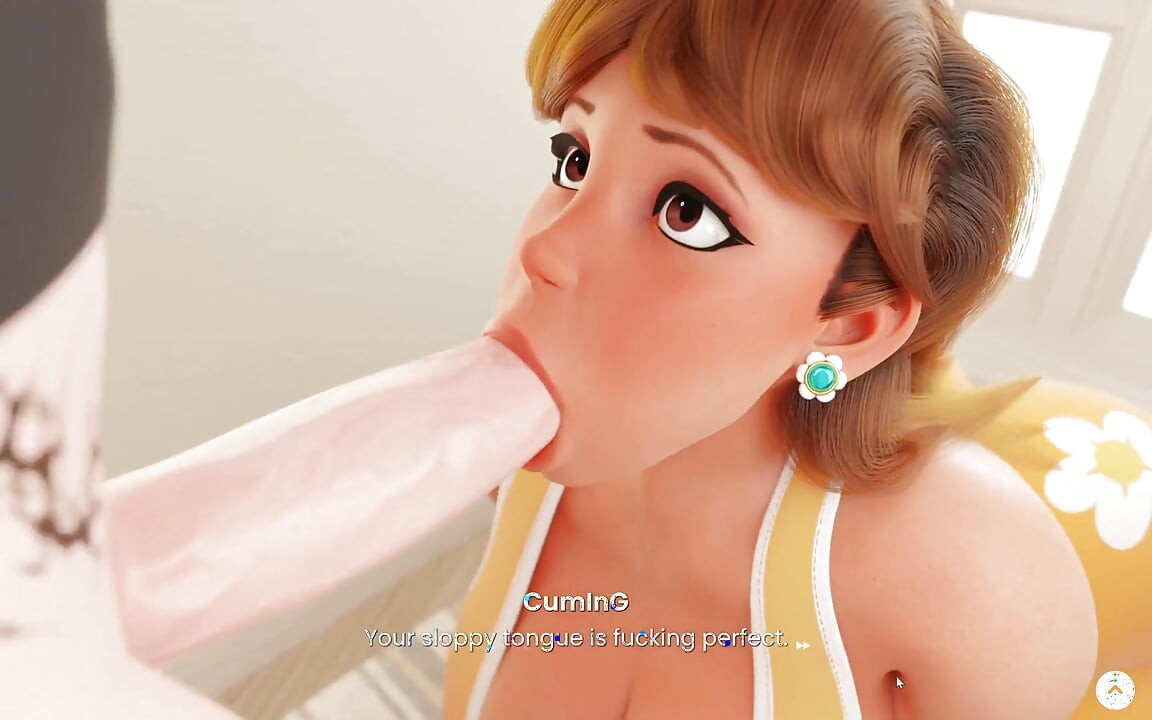 Mansion Days TABOO Hentai Game Ep.5 fucking STEPMOM THROAT in the LAUDRY ROOM while her DAUGHTERS are in the ROOM NEXT DOOR !