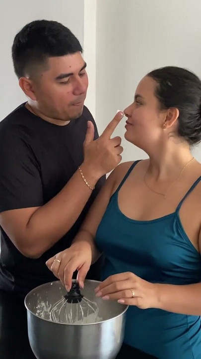 Big natural ass girlfriend accidentally got creampie | Clip 1