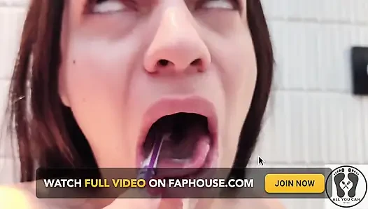 Fetish mulut dokter gigi 4k - closeup telanjang