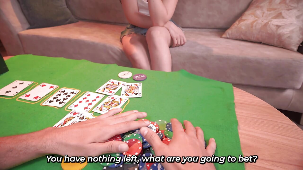 Poker Game Gets Out of Control - Sexy Woman Ends Up Fucked by Her Partner