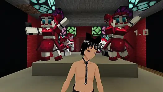 Minecraft Decor Mod FNAF - Showing off some freaky animatronics wearing some nice clothes