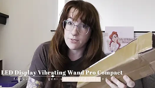 Ulasan NSFW tentang Tampilan Led Vibrating Wand Pro kompak dari funzze