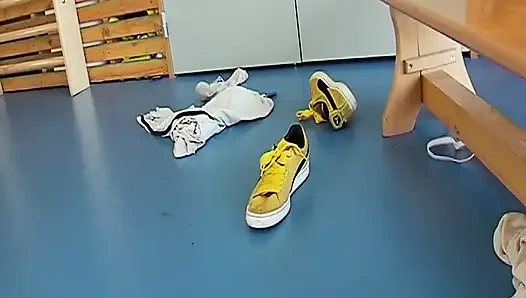 French Babe Ass Fucked by Her Trainer in Gym