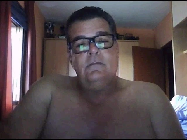 Spanish oldman wanking