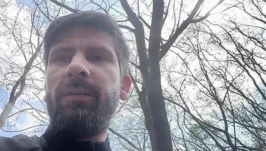 MILF Anal in the Woods - Risky Outdoor Creampie with Horny Mature Slut