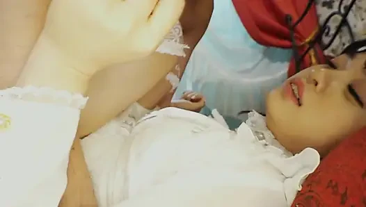 Mature Man and a Gothic Beauty in a Dark, Tempting Encounter