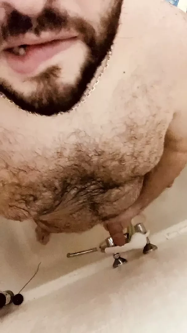 Horny guy Chwu Bakka, taking a shower and touching himself