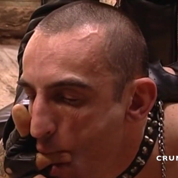 Trampling and BDSM session for Stepdaddy