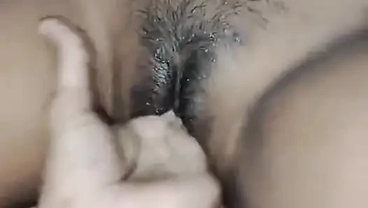 Pooja put her hand in his wife's pussy and her pussy exploded.