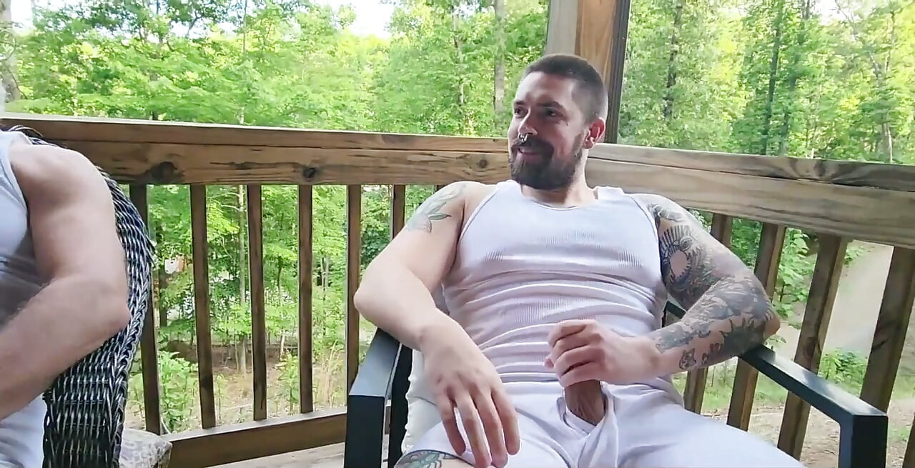 Sucking Stepdads on the Porch to Get Them Riled for the Bedroom