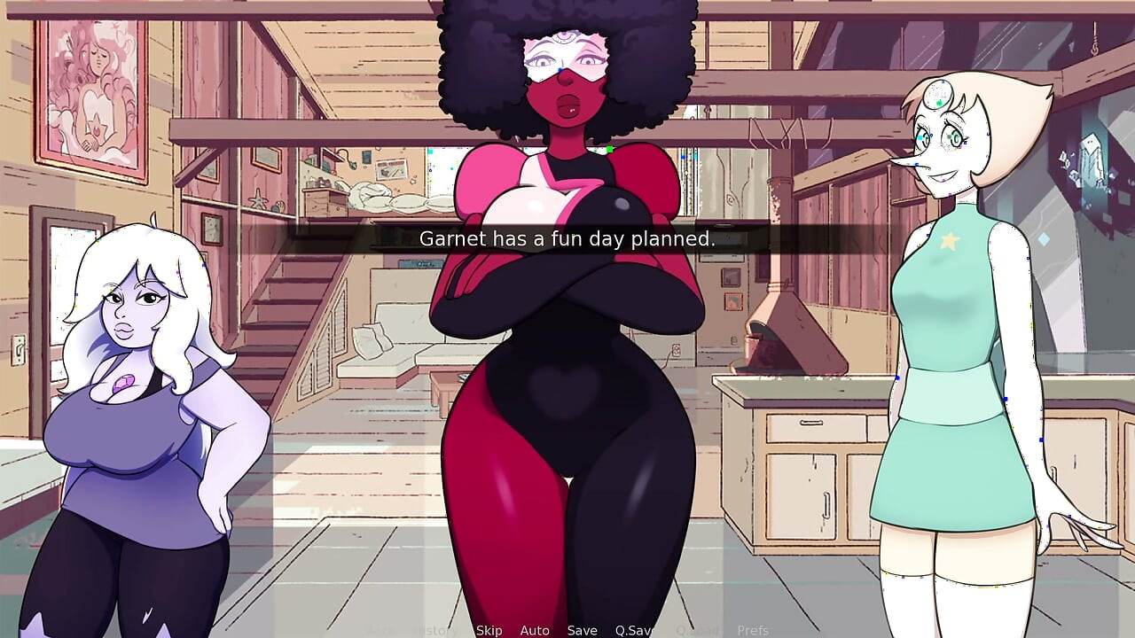 Ngewe dan Ngocor di Dalam Garnet di Pantai Umum - Gem Blast bagian 7