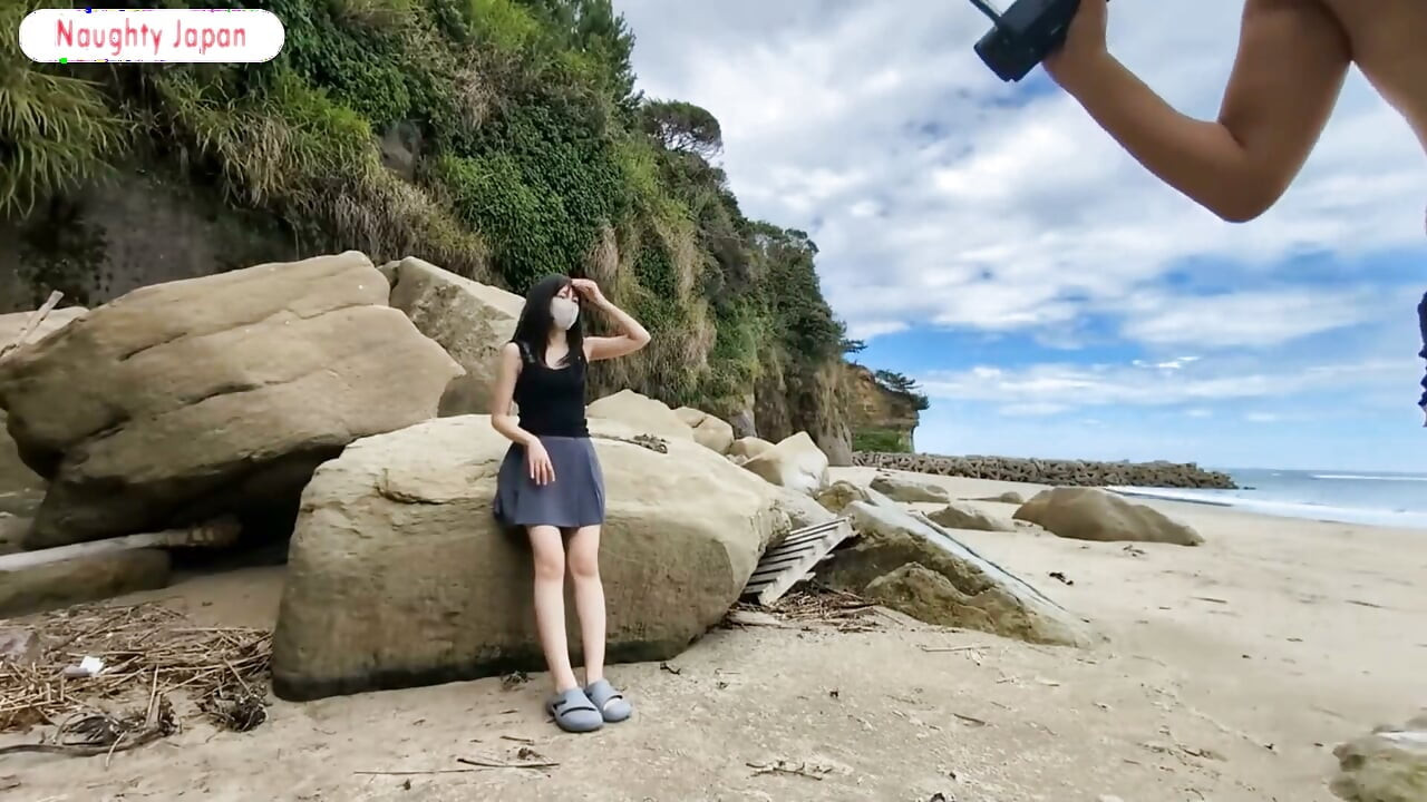Slender Married Beauty Caught by Her Husband, a Beach Escape Turns Eerie at an Unsettling Location