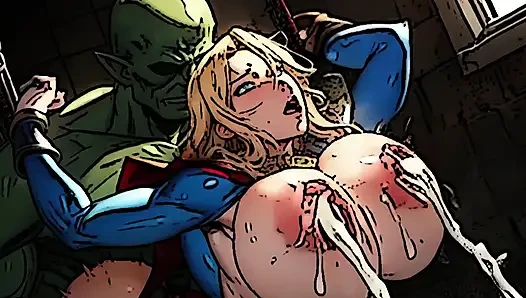 Superior Girl & Wonderful Woman Milk Each Other's Big Natural Tits In New Spicy Toons Movie