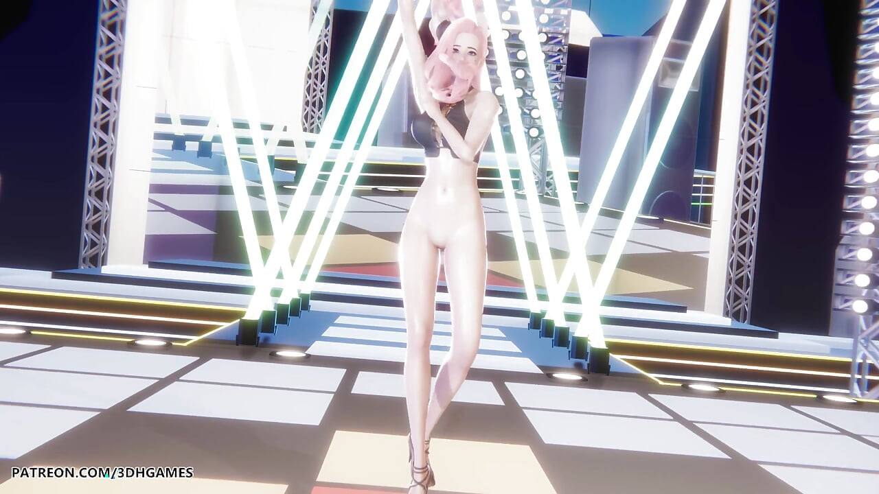 두 번 Mmd - 레전드 헨타이 무수정의 섹시한 스트립쇼 리그를 멈출 수 없어