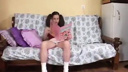 Guy picks up pigtails slut and lets her ride his cock