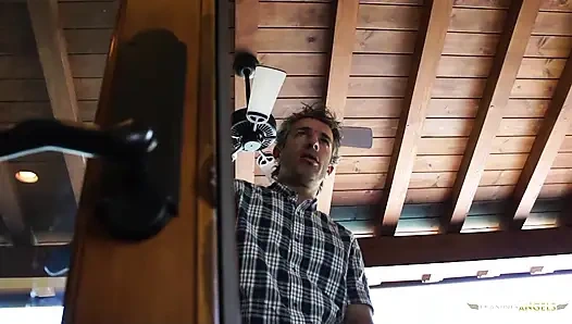 Brunette in high heels gets fucked in doggy and other positions