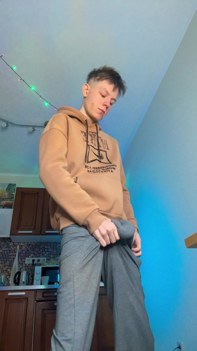 Bored In My Room So I Rubbed My Big Cock Until I Blew A Load