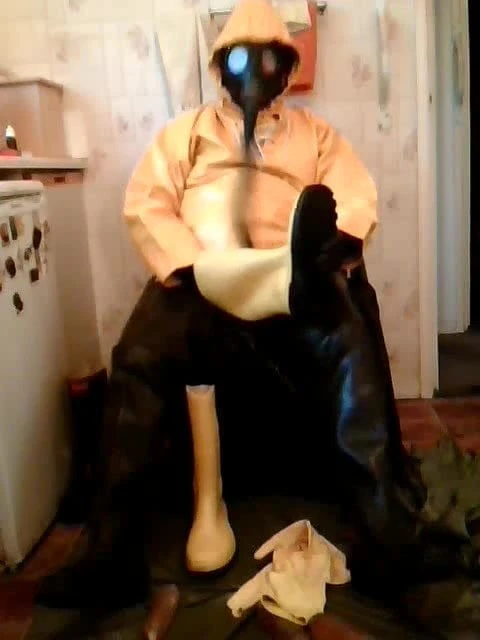 Pisi és wank a wellies.
