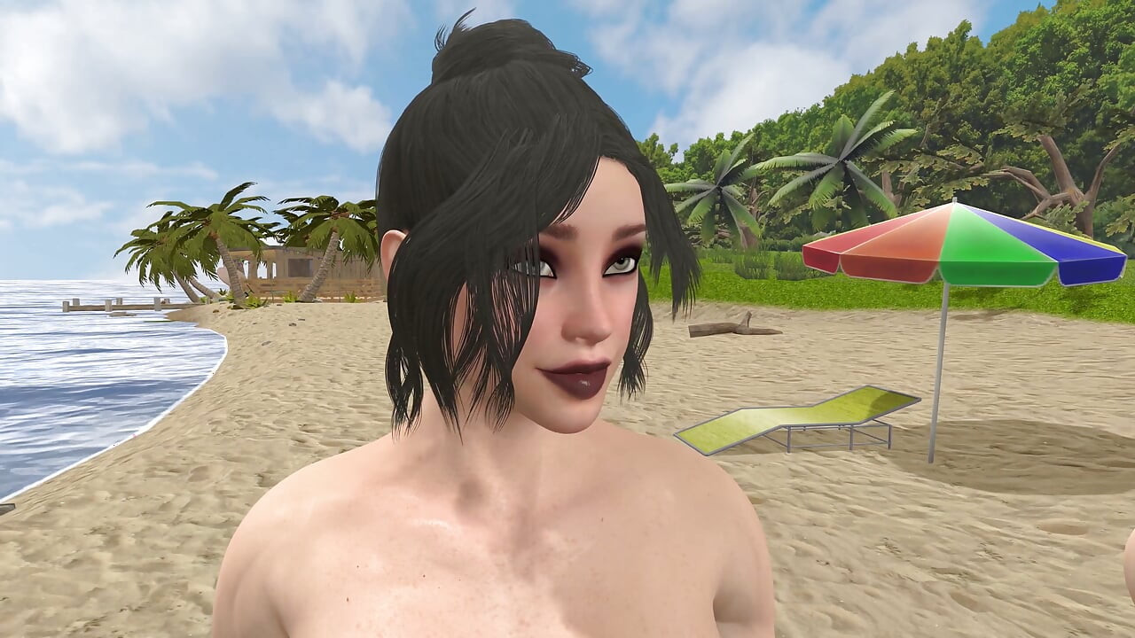 Love at the Beach [male X Female X Futa]