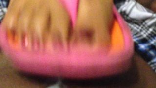 Courtney pink 健身拖鞋