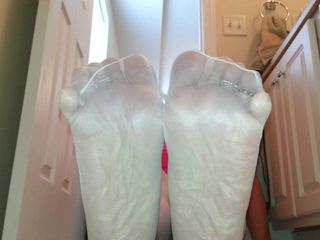 Sol kaki pantyhose putih