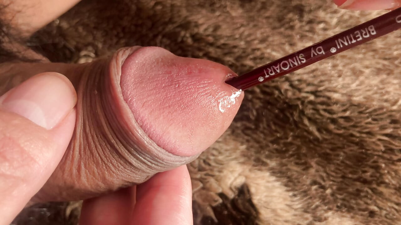 urethral sounding close up