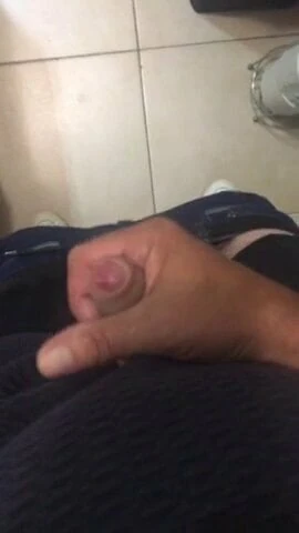 My slut is very horny and is ordered to play with his dick