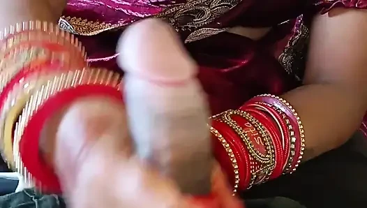 Hendjob di maine apne pati ko aur gadha ras nikali