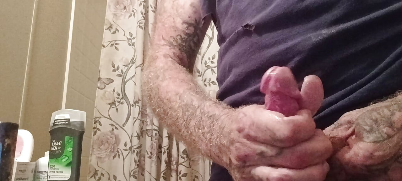 Daddy edging and releasing hot cum load