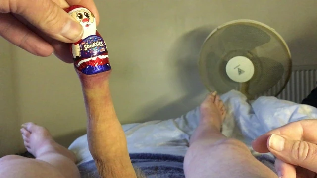 Saturday foreskin stretch session with 17 items