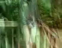 wank on balcony in summer