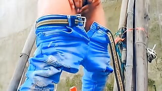 Femboy Twink Outdoor Piss and Fun Compilation.mp4