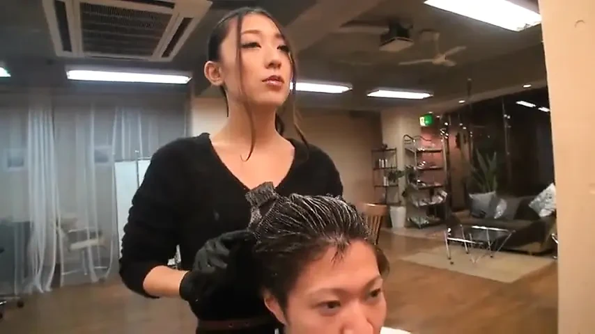 At the Salon Where Her Eyes Meet Mine a Little Too Often