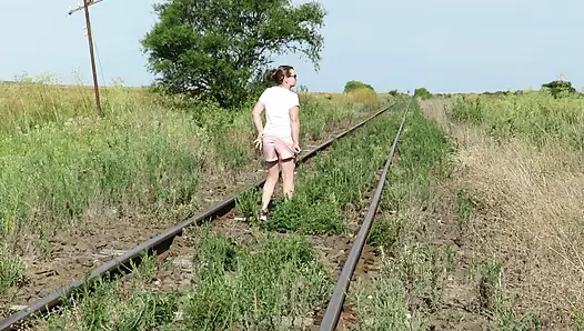 Patricia on the tracks