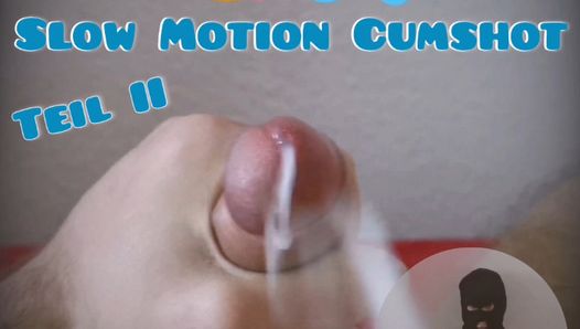 Slow Motion Cumshot after shower - Part 2