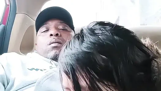 Asian Street Hooker Car Blowjob – Risky Roadside Deepthroat & Swallow & MILF