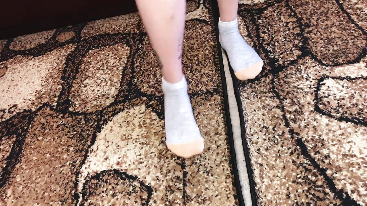 足フェチスニーカー、靴下、裸足/Sfw