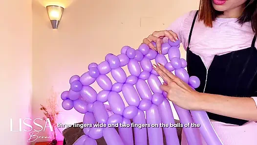 Пособие по платье с воздушным шариком