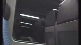 Публичная мастурбация в поезде