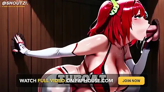 Double Glory Hole Untuk Penggemarnya - Cewek Nakal Dengan Wajah Berlutut Melayani Semua Lubangnya Tanpa Henti!