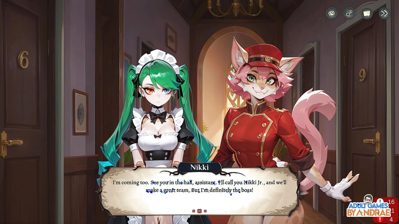 Hotel Tales Gameplay Part 3 – Helping Nikki Sort the Suitcases and Bathe Griselda the Huntress
