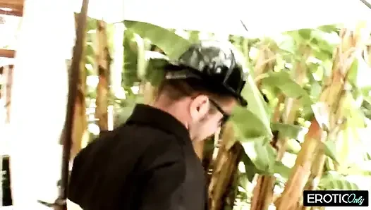 Brunette Takes Hard Anal Outdoors in Multiple Positions