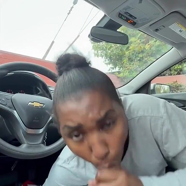 Ebony Car Ride Home with Stranger