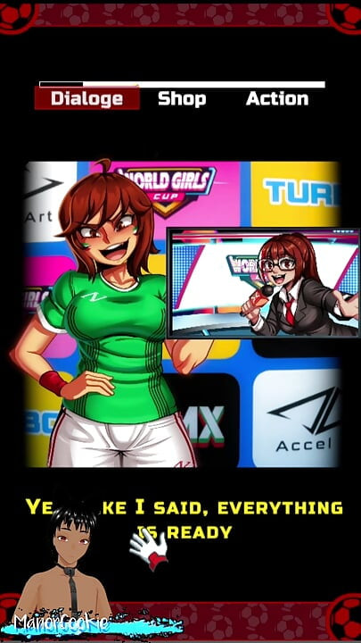 World Cup Girls - Vertical - A FIFA world cup game and Mexico has challenged us and we might get a special blow job!