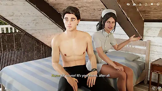 Nurse Hot Pussy Gently Receives Every Touch