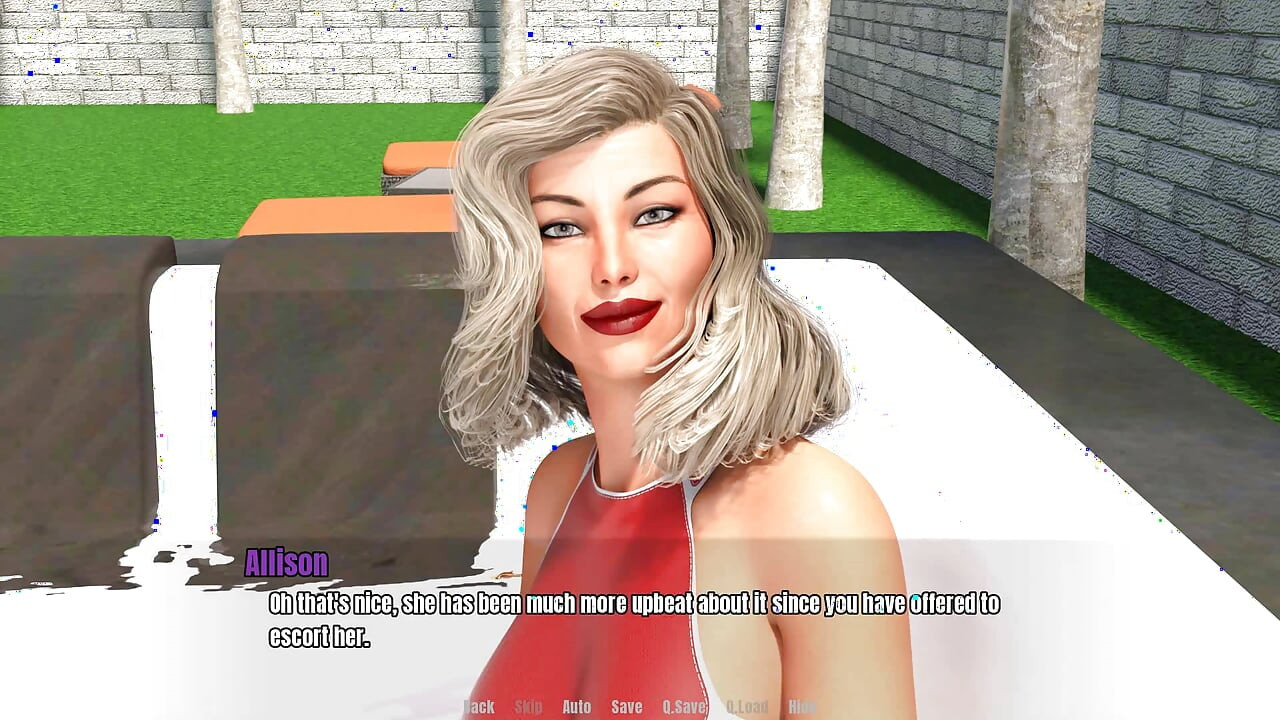 Grandma's house: sexy granny and younger man in a hot tub ep.43