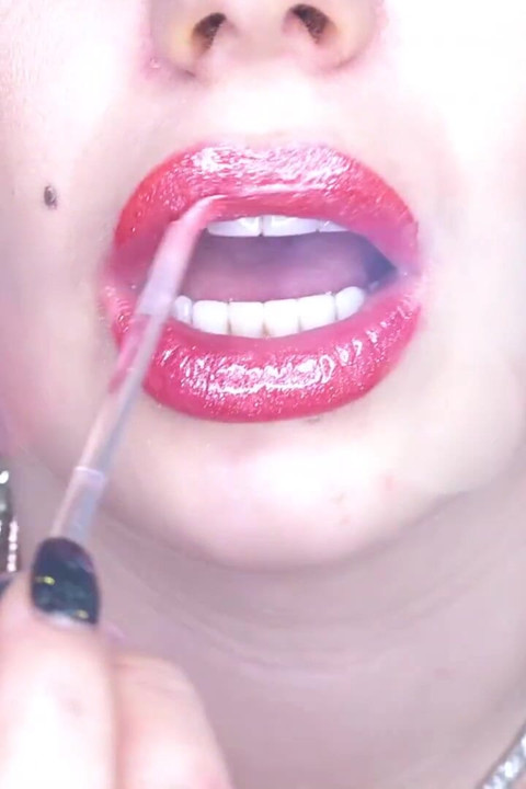 Snuiven voor mijn grote rode lippen + aftellen met snuiven bij elke telling