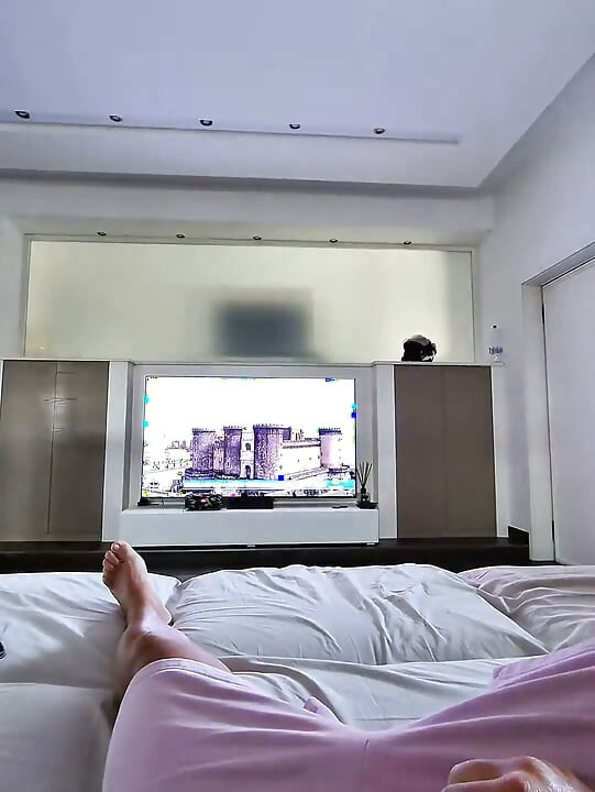 A Nosy Neighbor Spies on Me While I'm Taking a Shower and Ends up Fucking Me Hard and Cumming All Over Me