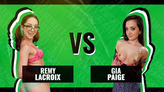 Battle of the babes - remy lacroix vs gia paige - ¿qué chica inocente te hará correrte más rápido?