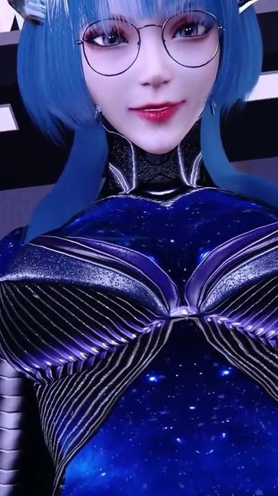 3D Big Boobs Slut Cosplay Model Show Her New Perfect Tattoo